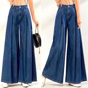 NWT Lainthesnow Ultra Flare High Rise Denim Jeans | Sz 29